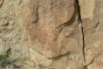 PICTURES/Crow Canyon Petroglyphs - Main Panel/t_Village Scene - Corn & Circles9.JPG